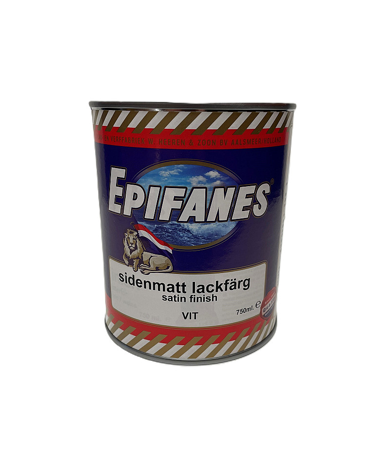 Sidenmattt Lackfärg Vit 750ml